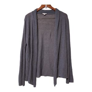 Pure Jill Linen Blend Cardigan Size L